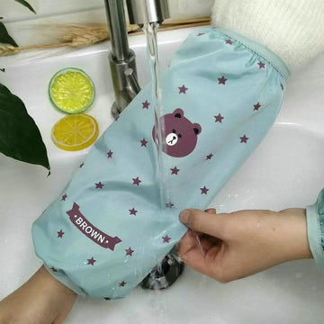 Waterproof Cartoon Print Sleeve Covers