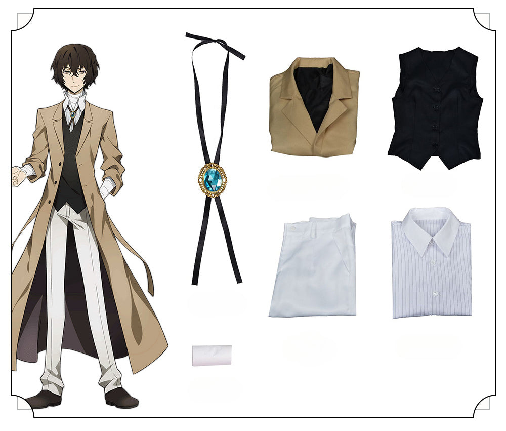 Bungo Stray Dogs Cosplay Costume – Dazai & Chuuya Outfits