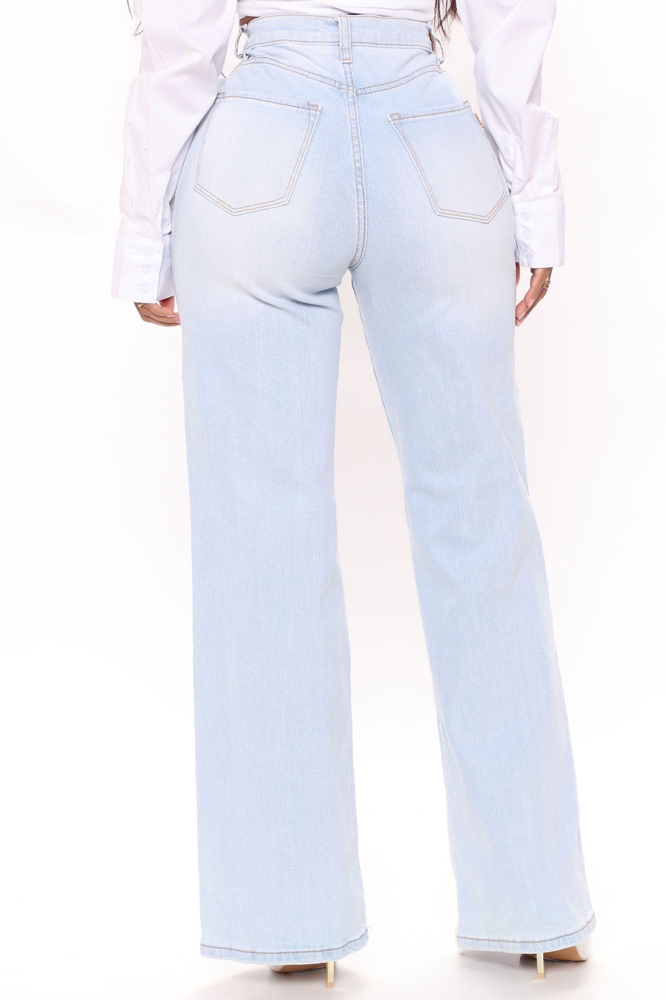 Not Your Girl Ripped Jeans - Light Blue Wash