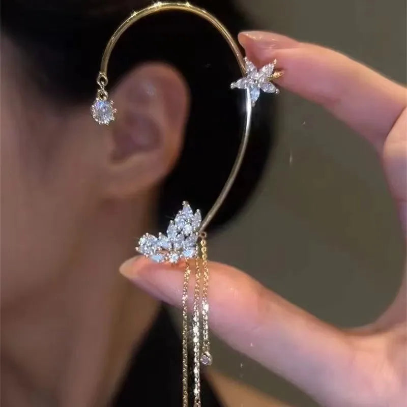 LumiStar Cascade Earrings - Instant Elegance & Sparkle + 50% OFF