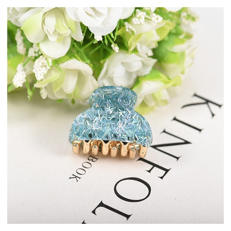 Tinsel Detail Acrylic Hair Claw Clip