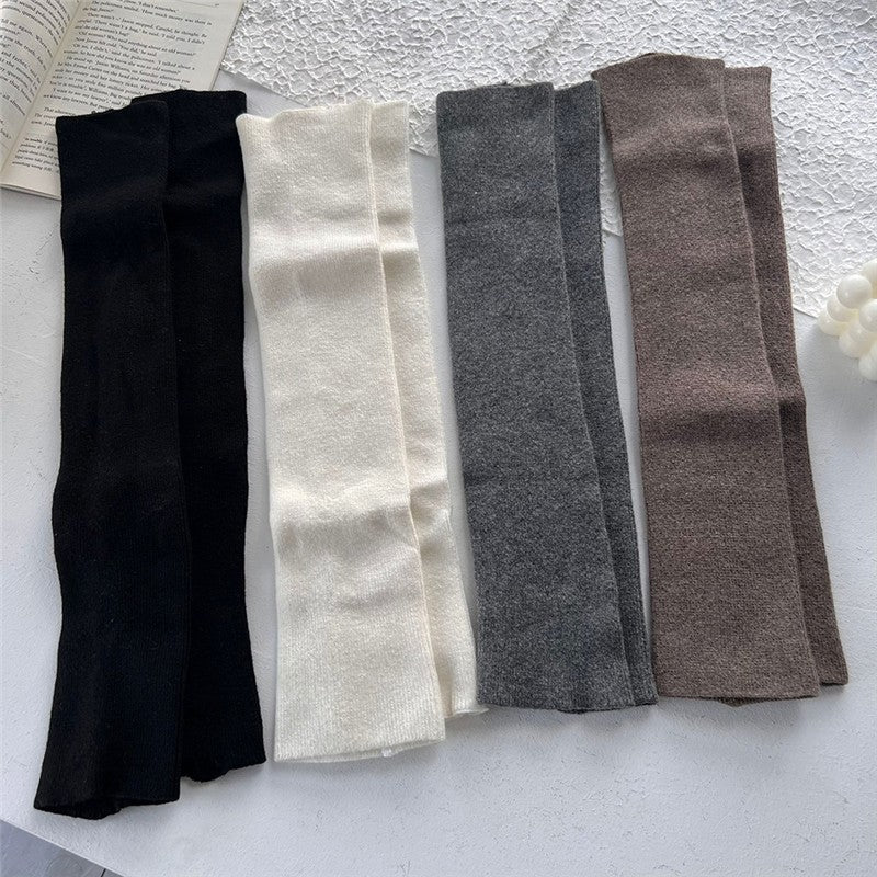 Long Solid Color Over-The-Knee Leg Warmers