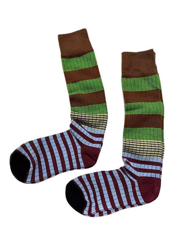 Leisure Fashion Striped Socks Accessories