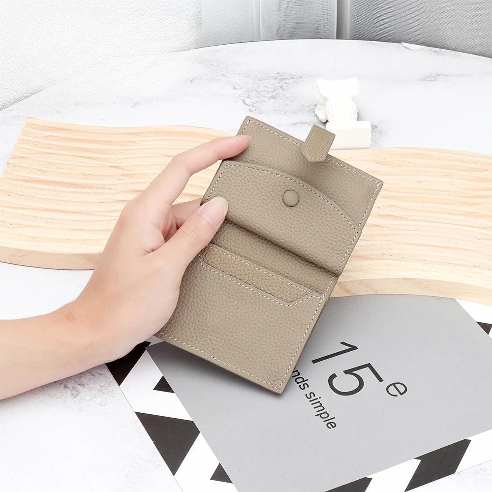 Luxury Design Genuine Leather Small Wallet