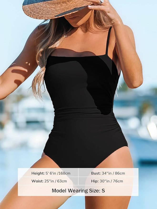 Slim-Fit One-Piece Swimsuit for Women