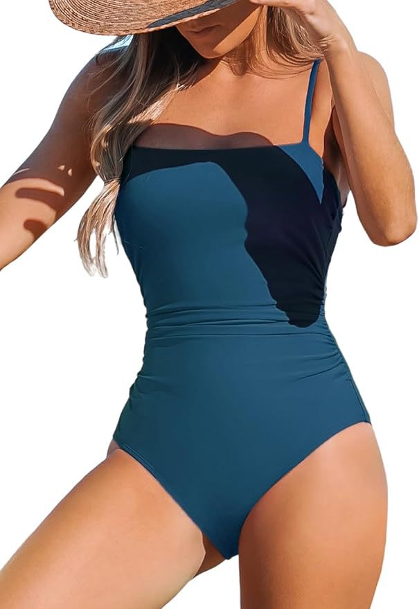 Slim-Fit One-Piece Swimsuit for Women