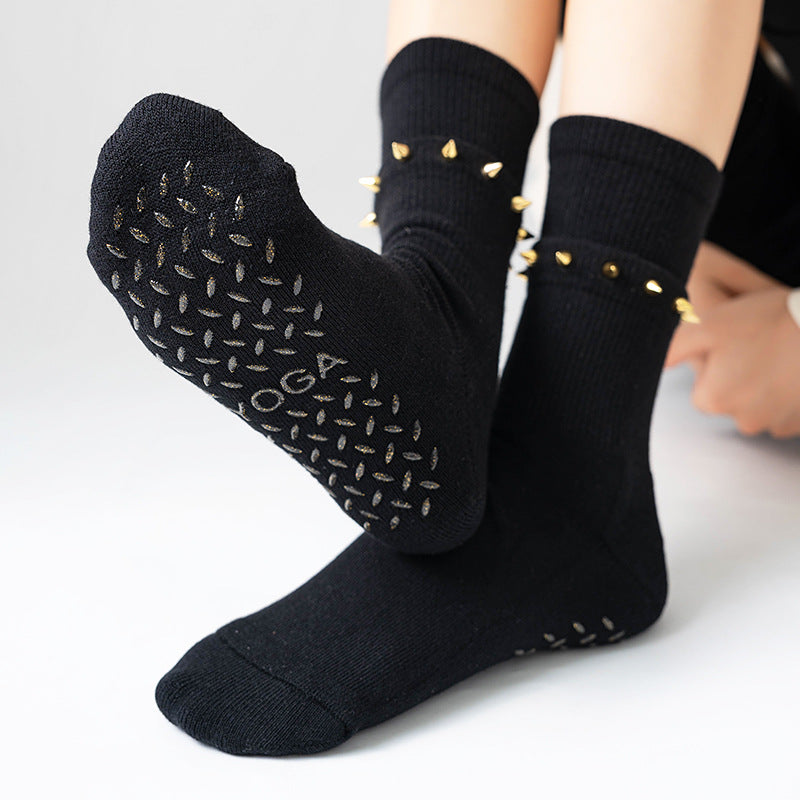 Crew Rivet Anti-Slip Grip Socks 3 Pairs/Pack
