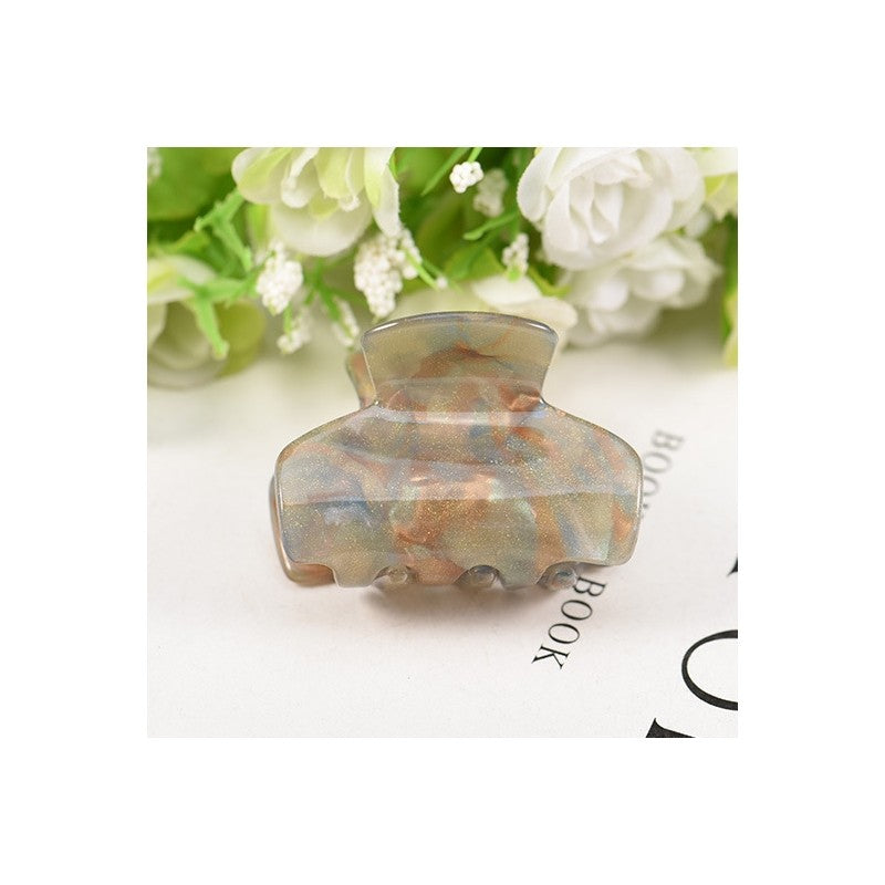 Glitter Acrylic Elegant Hair Claw Clip