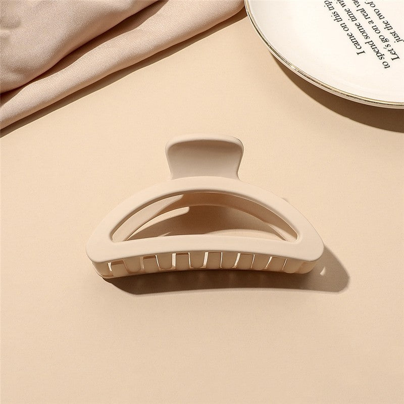 Fashion Solid Matte Hair Claw Clip