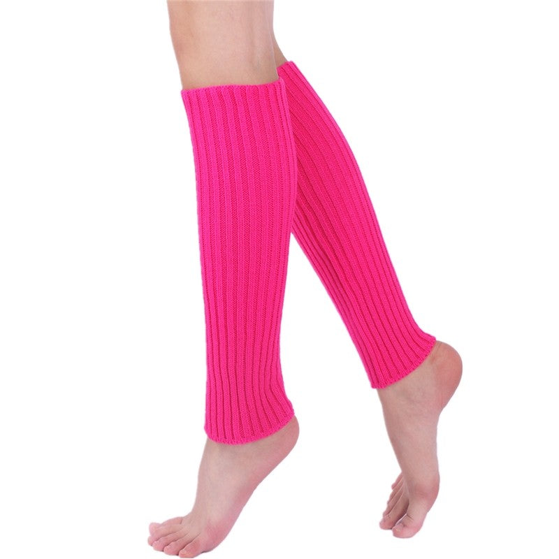 Solid Color Knitted Layering Socks