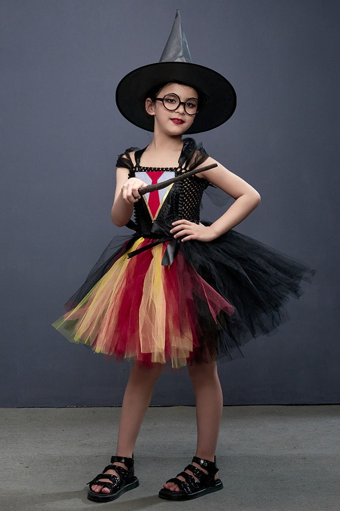 Wizard Girl Outfit Kid Halloween Costume