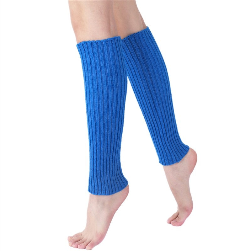 Solid Color Knitted Layering Socks