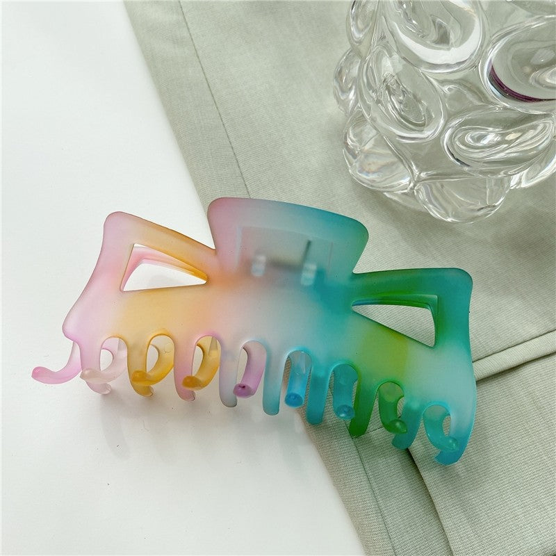 Gradient Color Various Shapes Claw Clip