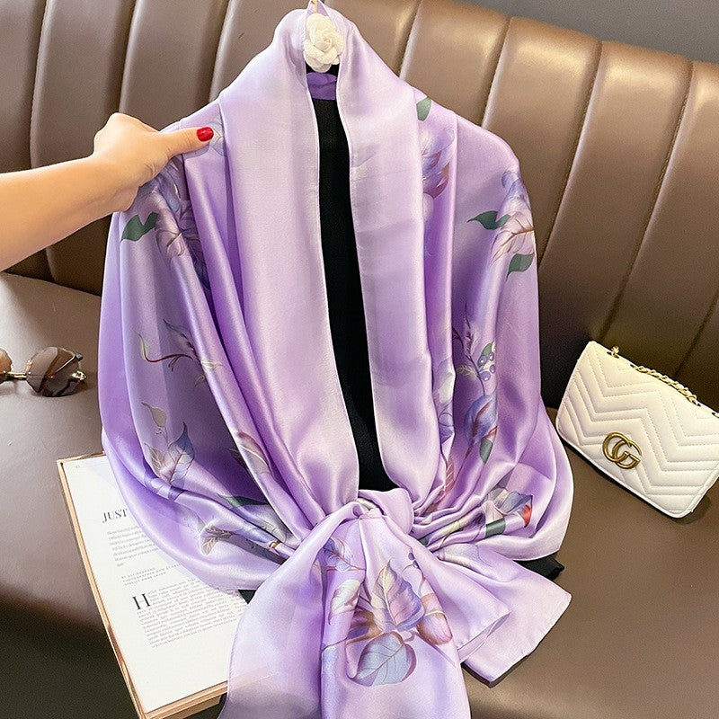 Long  Printed Pattern  Scarf
