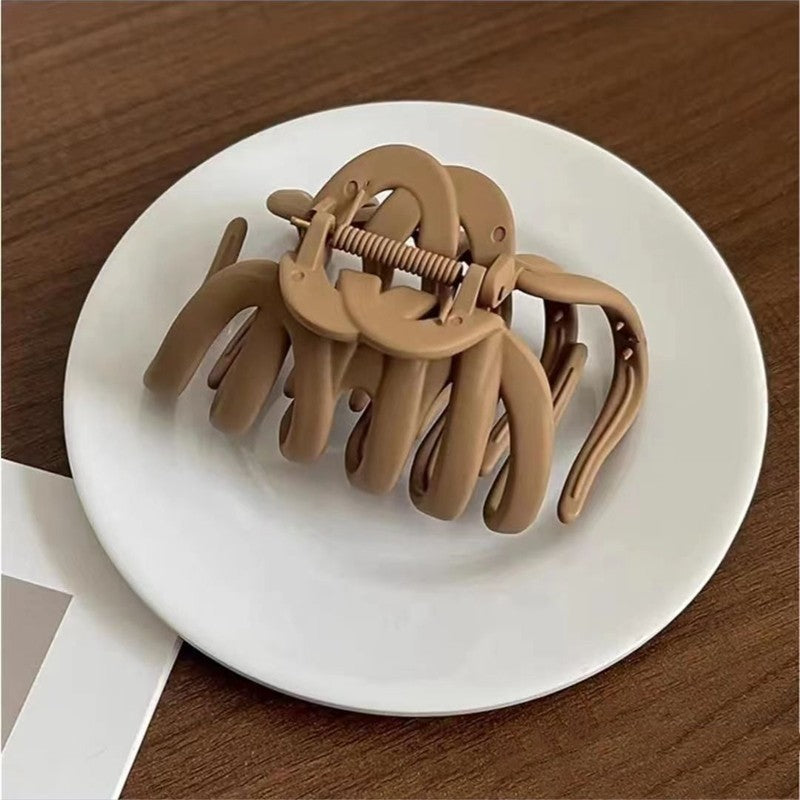 Simple Solid Color Claw Clip