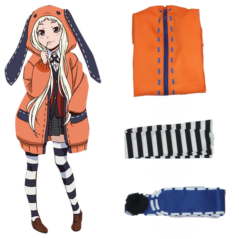 Kakegurui Cosplay Costume - Yumeko Jabami & Tōbari Luna School Uniform with Badge