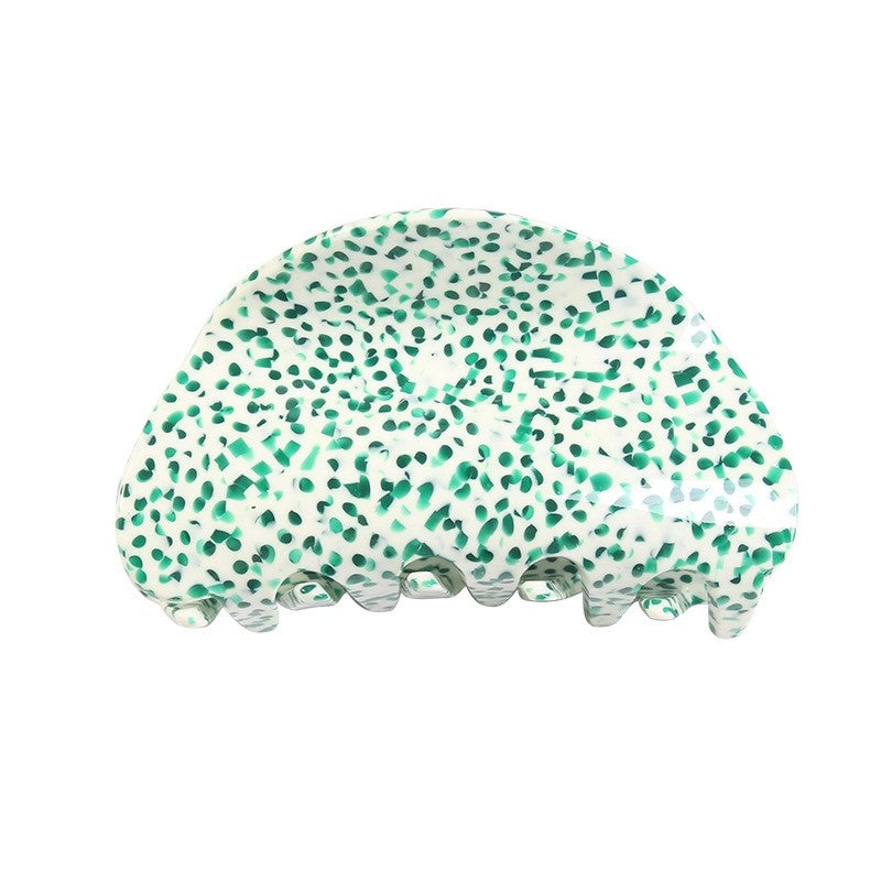 Vintage Dotted Leopard Hair Claw Clip