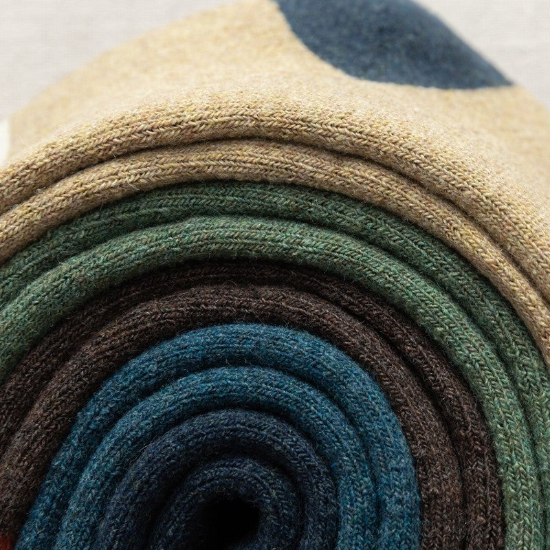 Simple Thick Wear-Resisting Mid-Calf Length Sock(A Set Of Five Pairs)