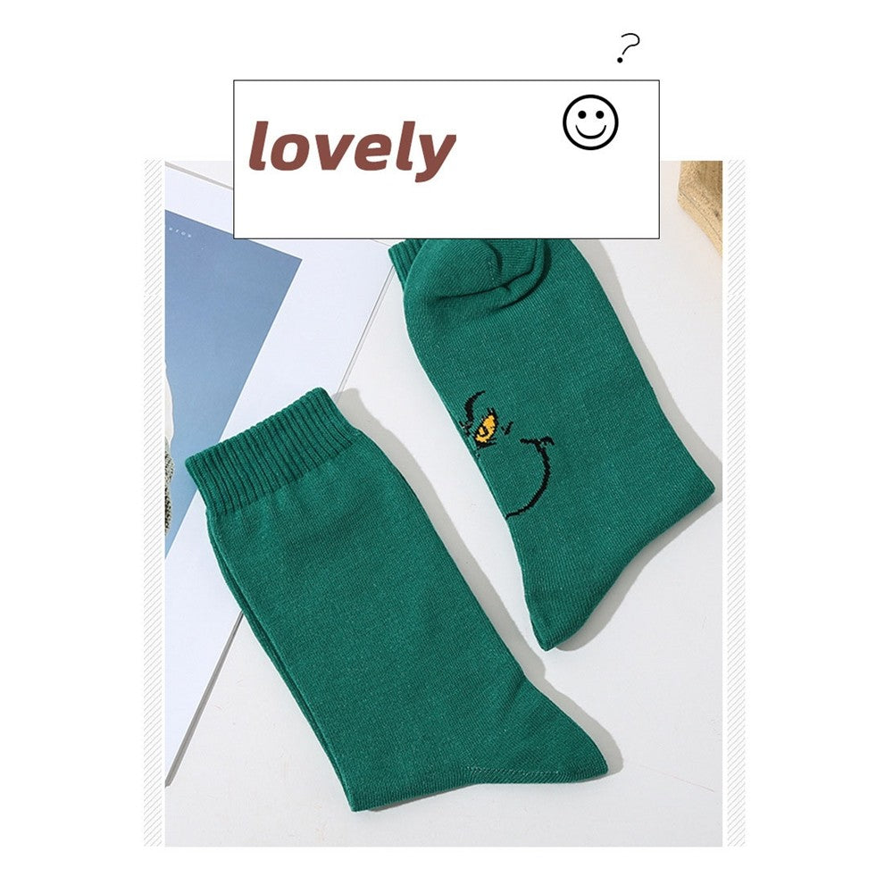 Unisex Cotton Printed Breathable Sports Socks