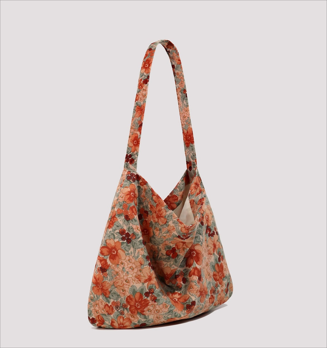Floral Print Crossbody Bag - Large Capacity Shoulder Bag