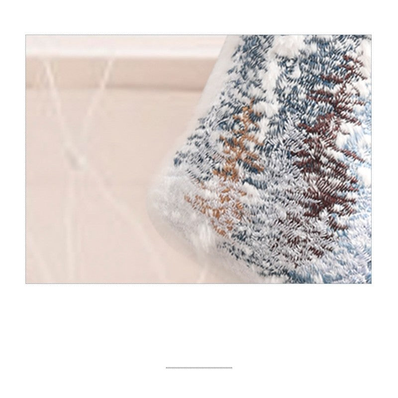 Snowflake Forest Sock Gift Bag Christmas Decoration