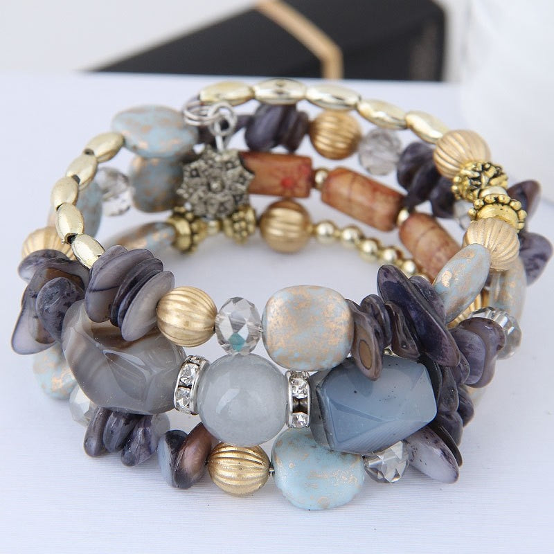 Fashion Beaded Multi-Layer Wrap Bracelet