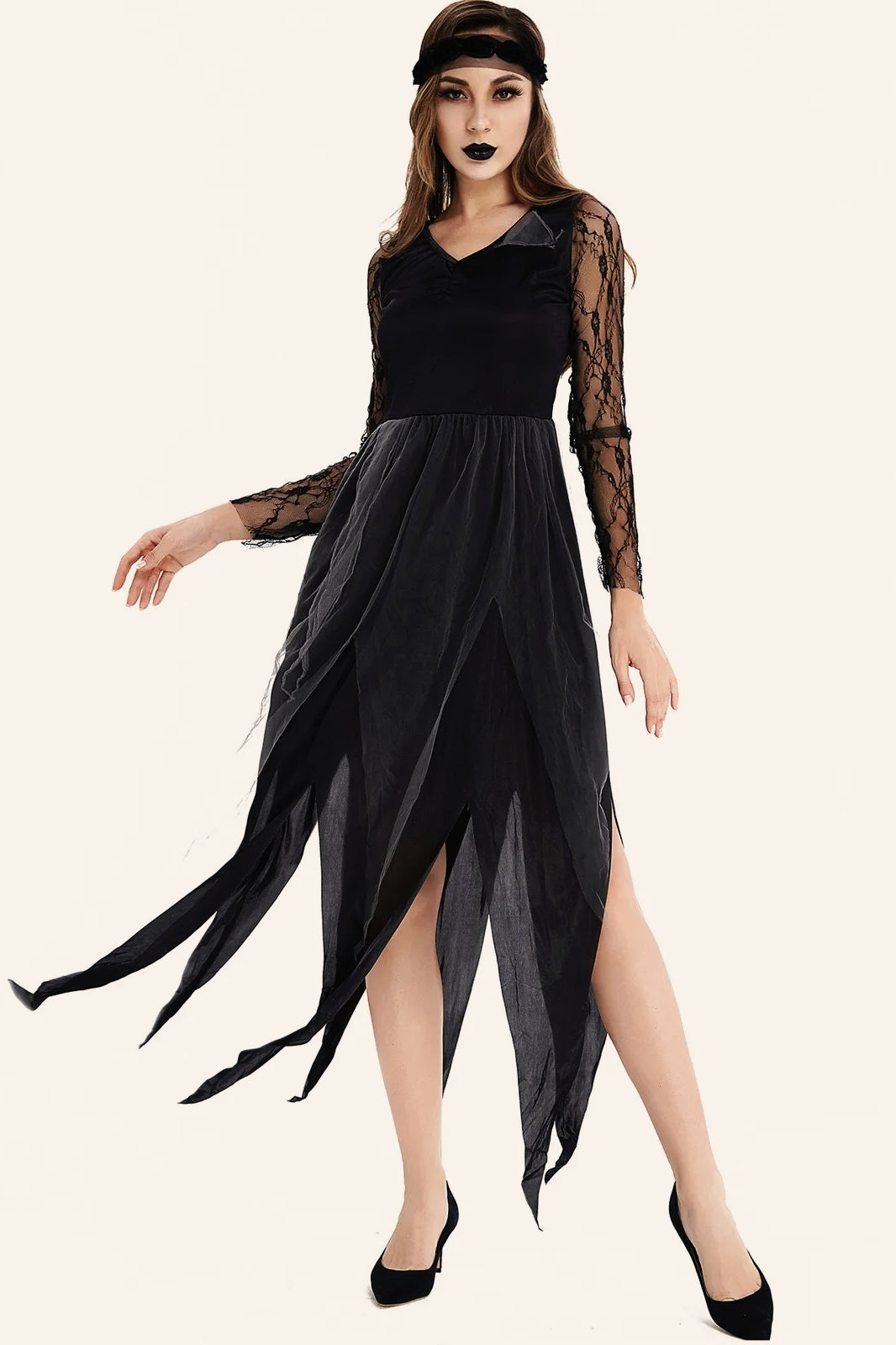 Black Devil Halloween Costume Dress