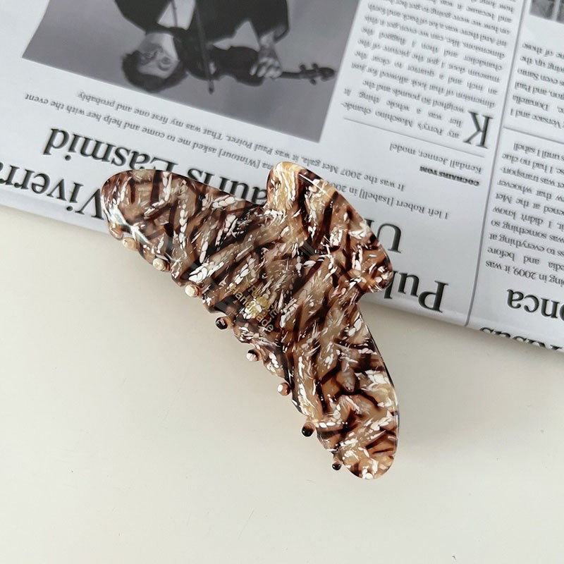 Marbled Tortoiseshell Hair Claw Clip
