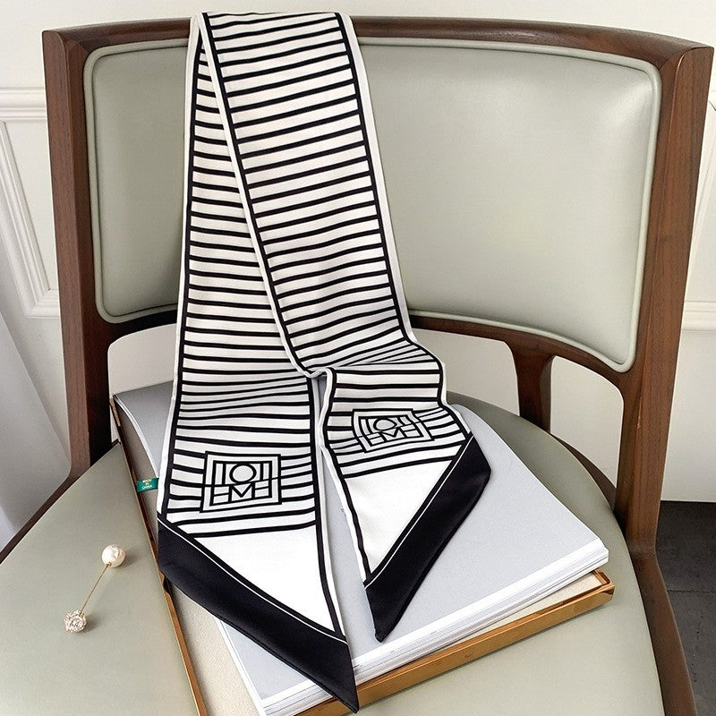 Malaysian Print Square Silk Scarf