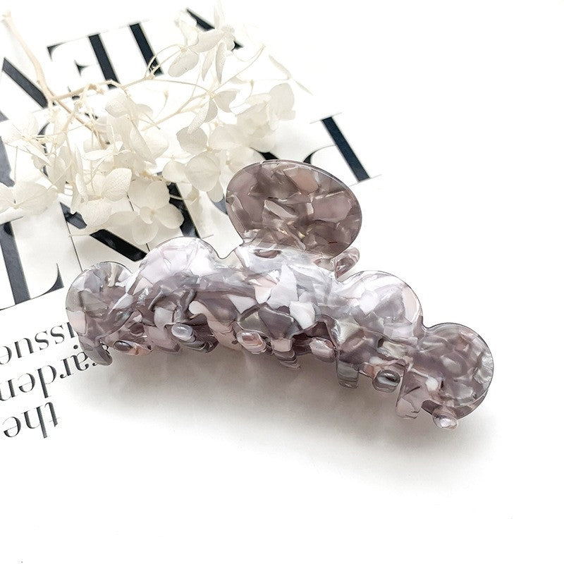 Colorful Marbled Hair Claw Clip