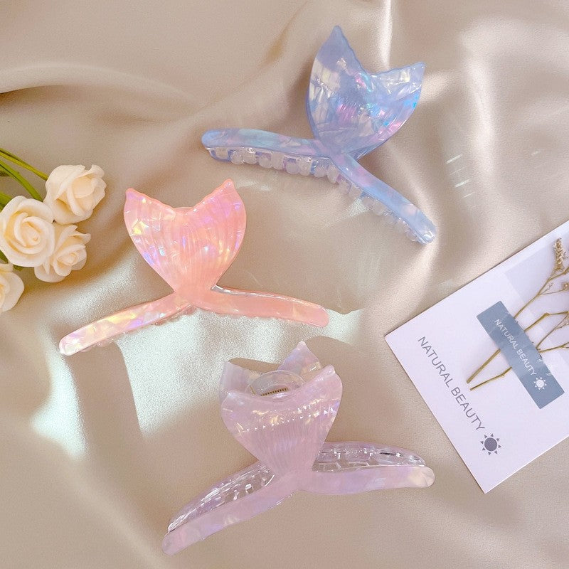 Mermaid Tail Acetate Hair Claw Clip