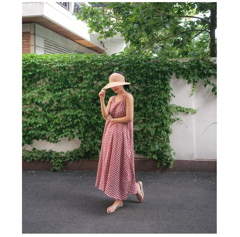 Sweet Sleeveless Summer Long Dresses-Dresses-Free Shipping at meselling99