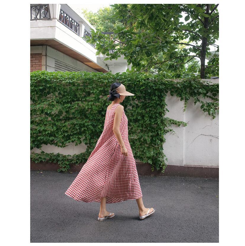 Sweet Sleeveless Summer Long Dresses-Dresses-Free Shipping at meselling99