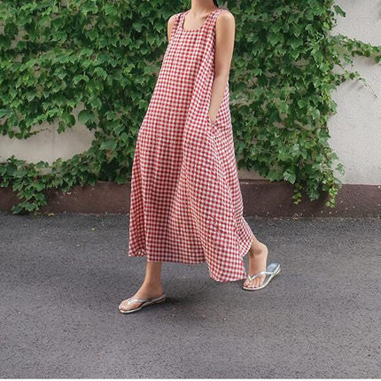 Sweet Sleeveless Summer Long Dresses-Dresses-Free Shipping at meselling99