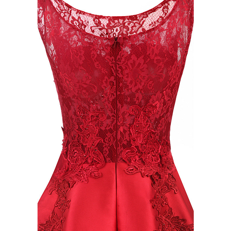 Elegant Black Evening Dress – Formal Banquet Gown for Graduation & Party