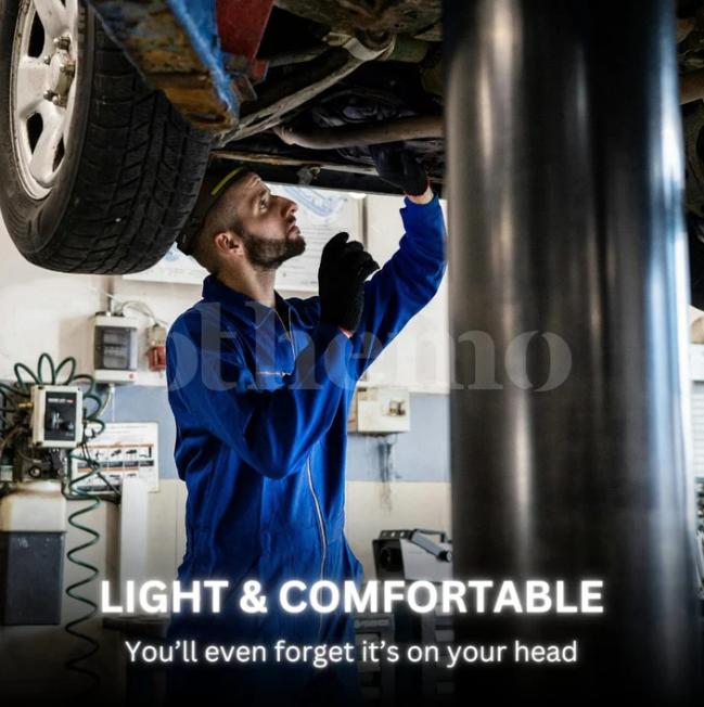 The HorizonBeam Headlamp - 230¡ã Wide Light, Hands-Free Comfort + 50% OFF