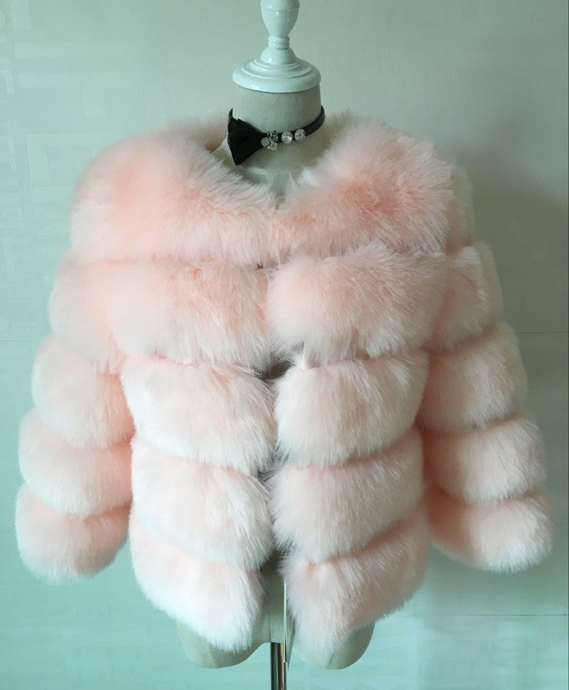 Fashion Faux Fur Short Coat for Women