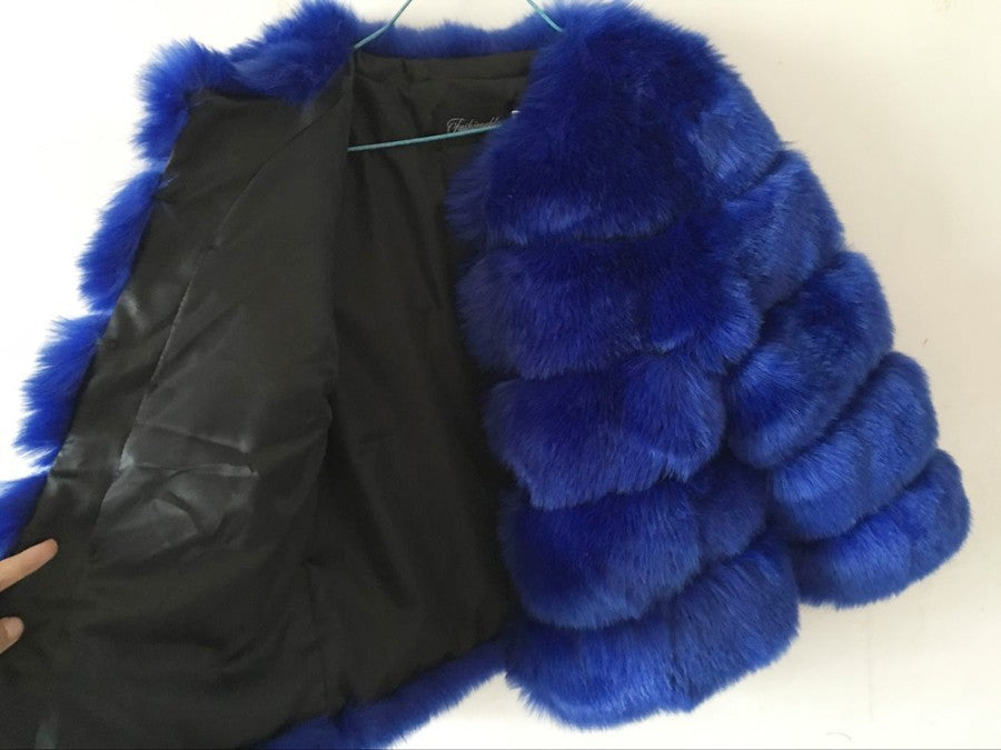 Fashion Faux Fur Short Coat for Women