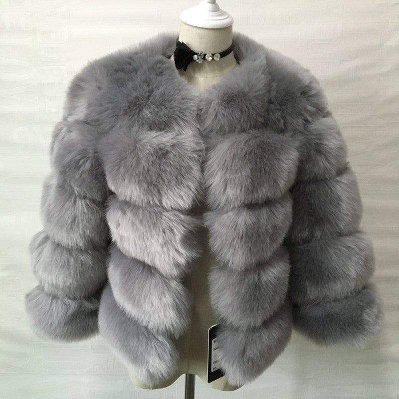 Fashion Faux Fur Short Coat for Women