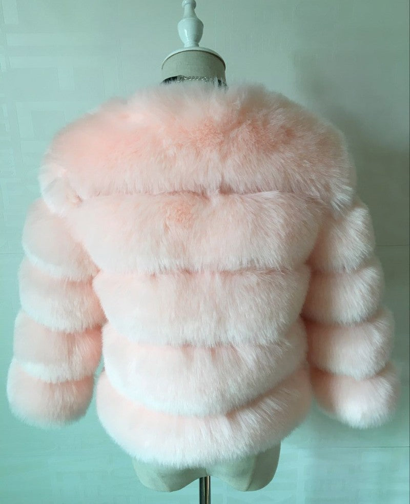 Fashion Faux Fur Short Coat for Women