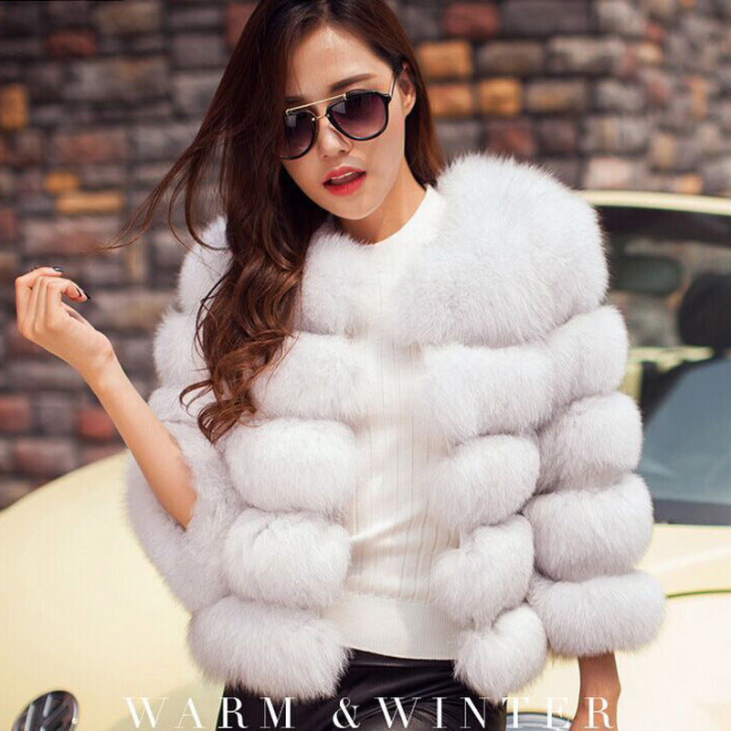 Fashion Faux Fur Short Coat for Women