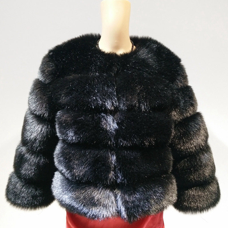 Fashion Faux Fur Short Coat for Women