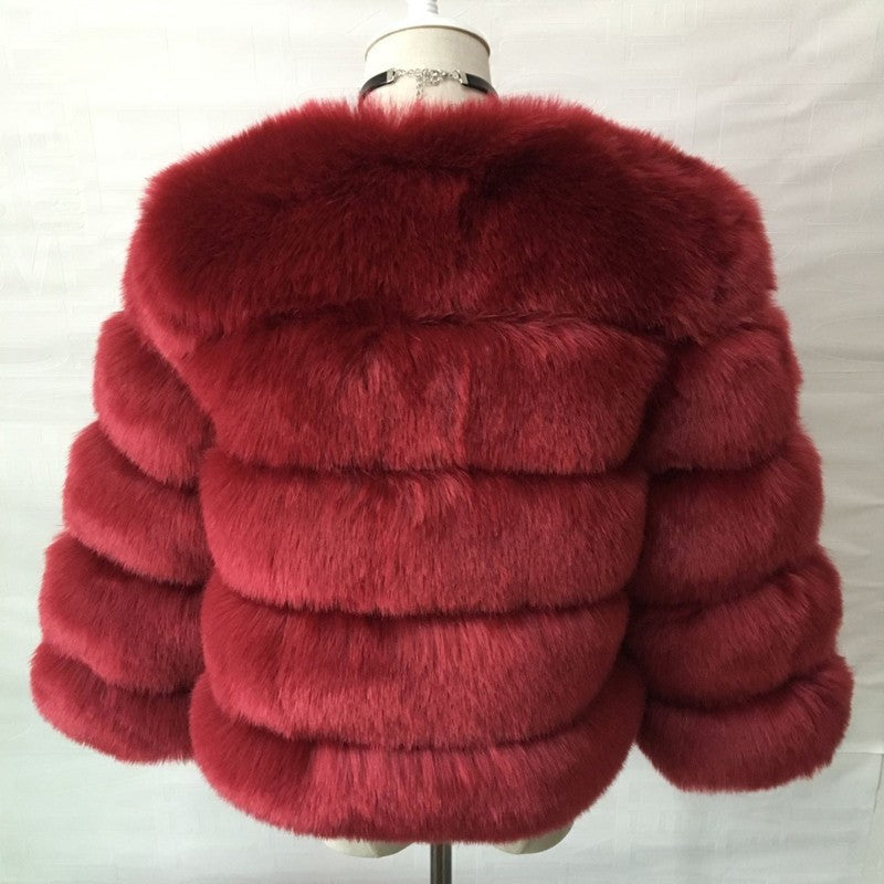 Fashion Faux Fur Short Coat for Women