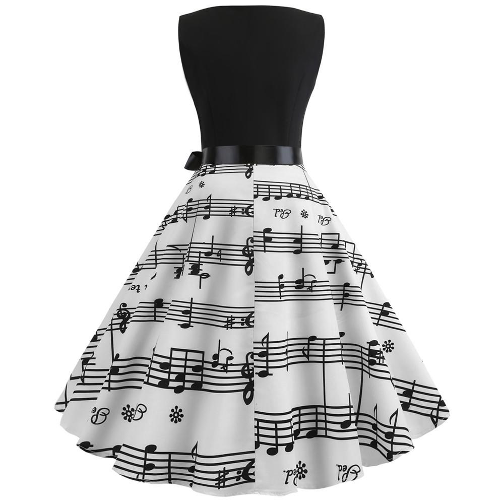 Summer Women Musical Not Sleeveless Dresses--Free Shipping at meselling99