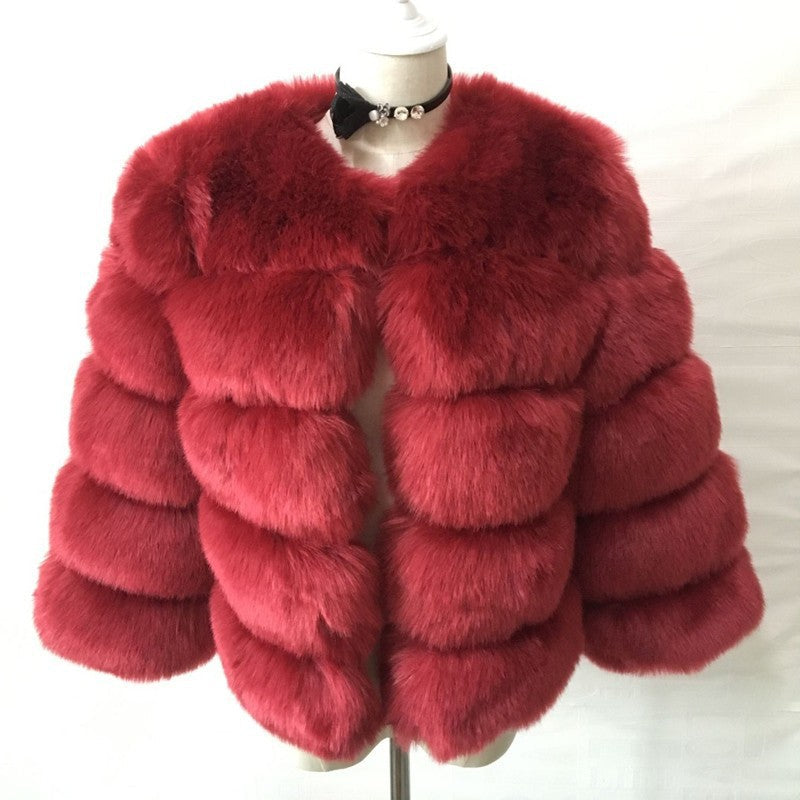 Fashion Faux Fur Short Coat for Women