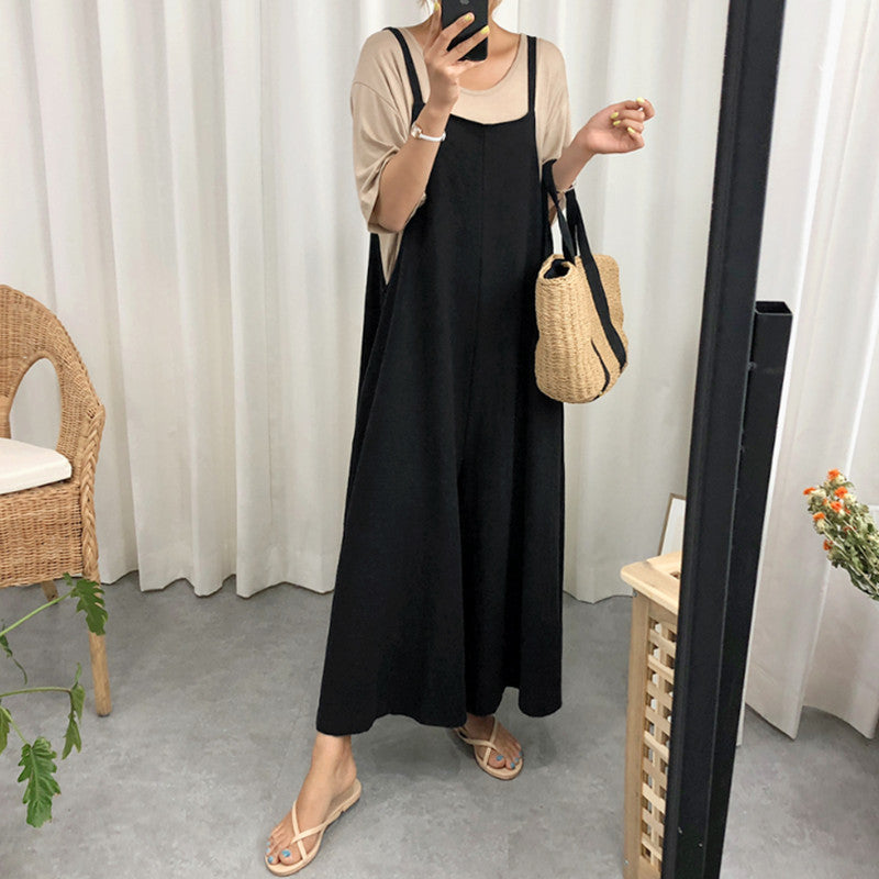 Casual Linen Women Jumpsuits