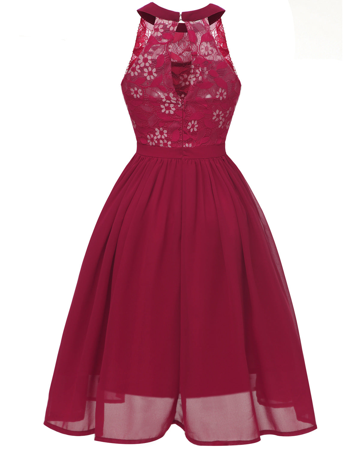 Sexy Summer Chiffon Lace Dresses-Dresses-Free Shipping at meselling99