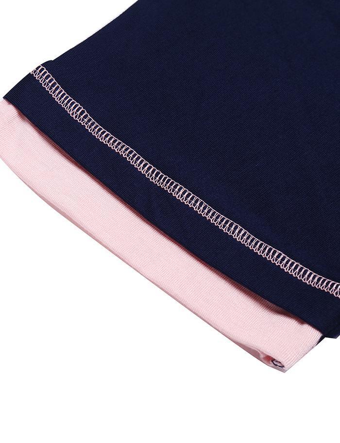 Casual Cotton Short Sleeves Sleepwear Dresses