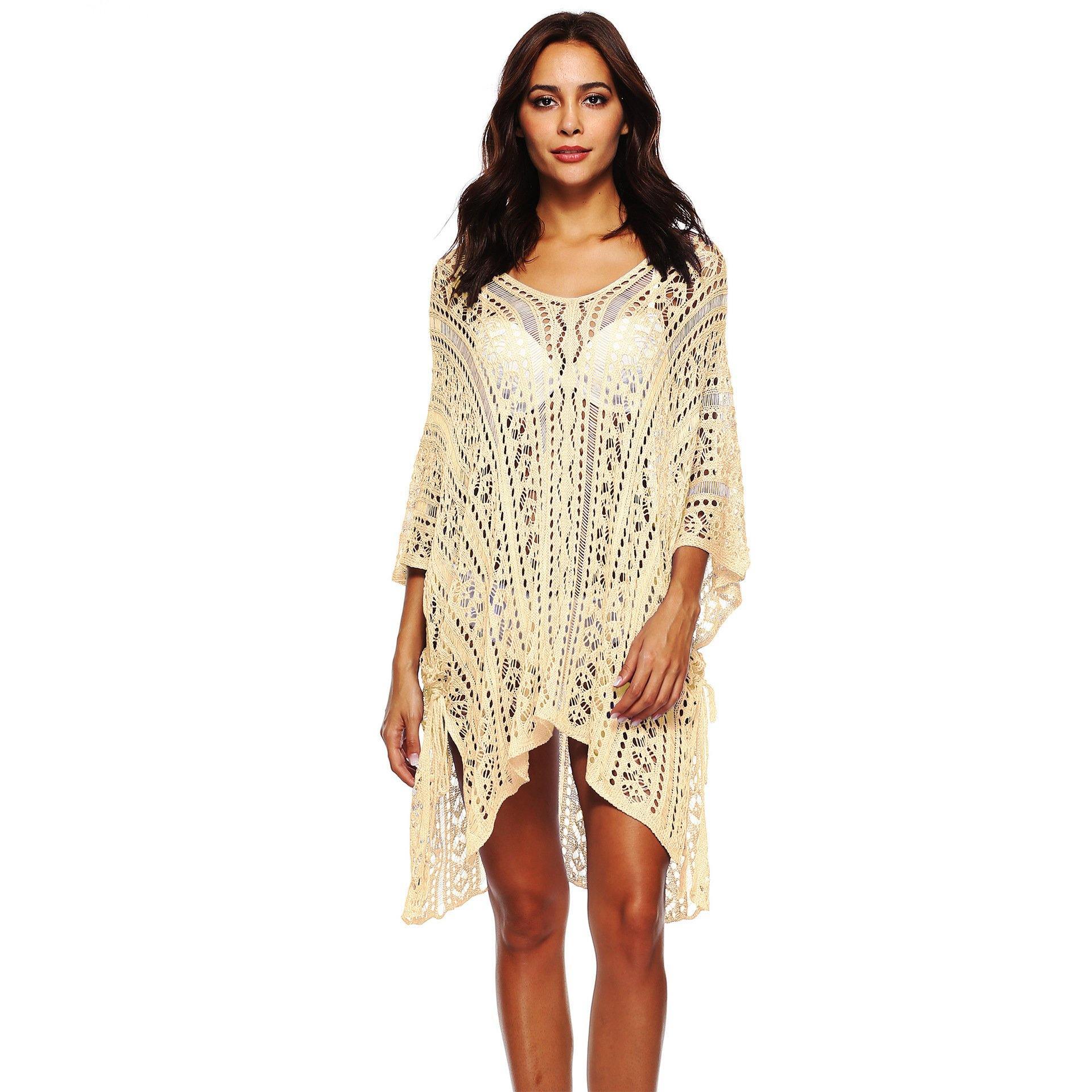 Summer Batwing Sleeves Beach Dress-STYLEGOING