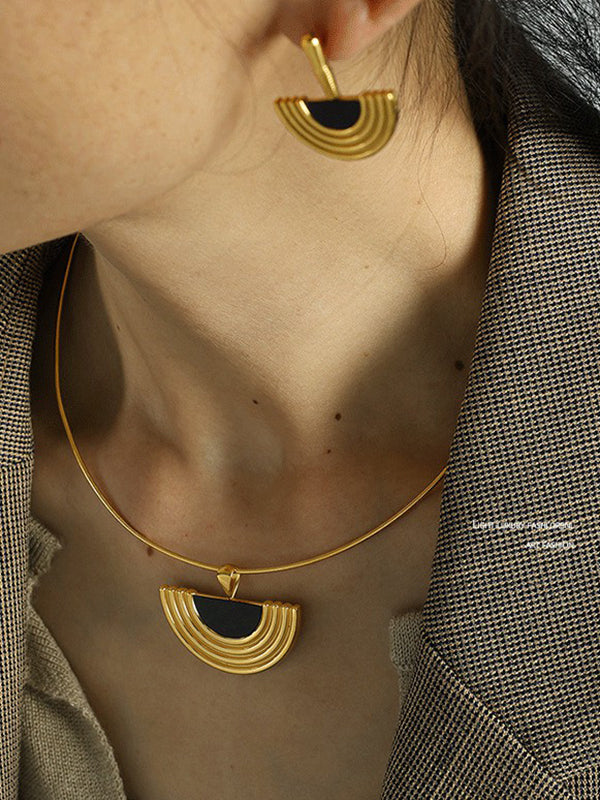 Geometric Earrings Accessories Necklaces Accessories